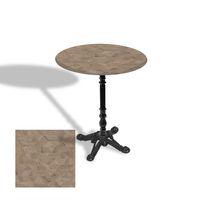 Dockers Çipa 1004 Döküm Ayak Yuvarlak Masa Çap 90cm - (Werzalit, Wermodin ve Allzalit Tabla) - Edgy Wood