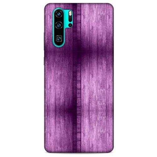 Huawei P30 Pro Uyumlu Kılıf Mor Delisi (15) Antişok Kılıf Tahta