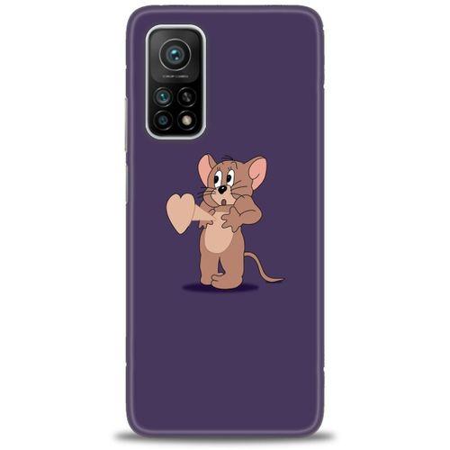 Xiaomi Mi 10T Pro Kılıf HD Baskılı Kılıf - Aşık Jerry + Tam Ekran Koruyucu