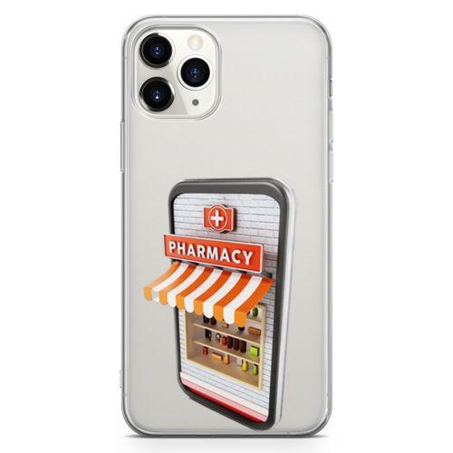 Apple iPhone 11 Pro Kılıf Nöbetçi Eczaneler Arka Kapak Koruma Desenli Full Koruyucu