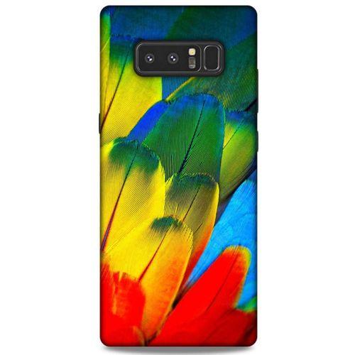 Samsung Galaxy Note 8 Kılıf Desenli Özel Seri Tüyler (3) Kapak