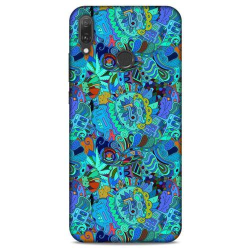 Graffitix (3) Desenli Silikon Kapak Huawei Y9 2019 Kılıf