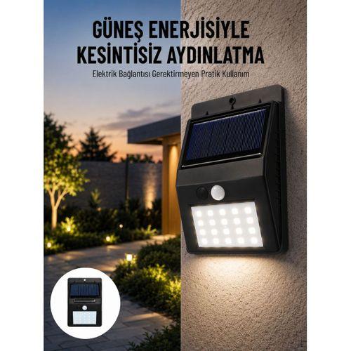Solar Dekoratif Lambası Sensörlü Led Işık Bahçe Aydınlatma Yeni Nesil