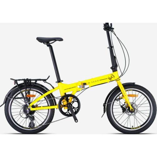 Kron FD3000 20 Jant Hidrolik Fren Katlanır Bisiklet Sarı-Altın Sarı