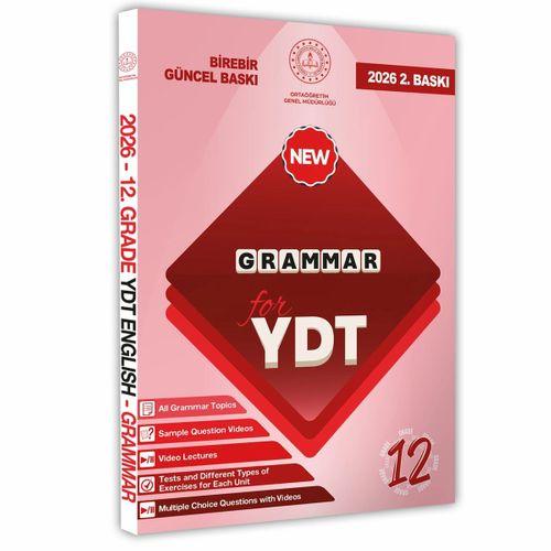 2026 YDT MEBİ İngilizce 12 Sınıf Grammar (Dilin Yapısı) Konu Anlatımı Kitabı BASKI ÜCRETİ