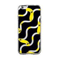iPhone 6 Plus Wavy Bee Premium Şeffaf Silikon Kılıf