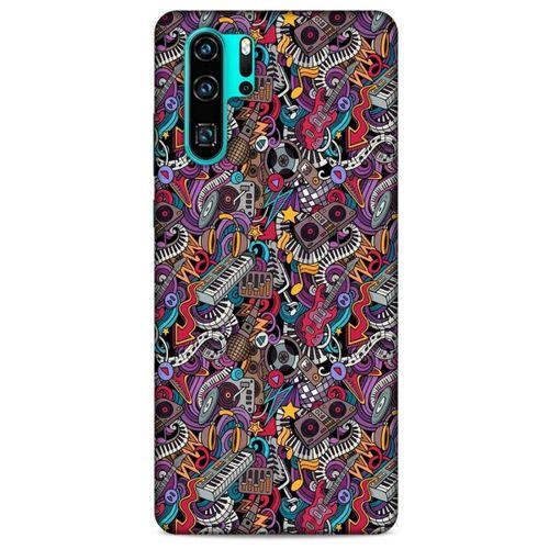 Retro (2) Desen Kabı Renkli Huawei P30 Pro Kılıf