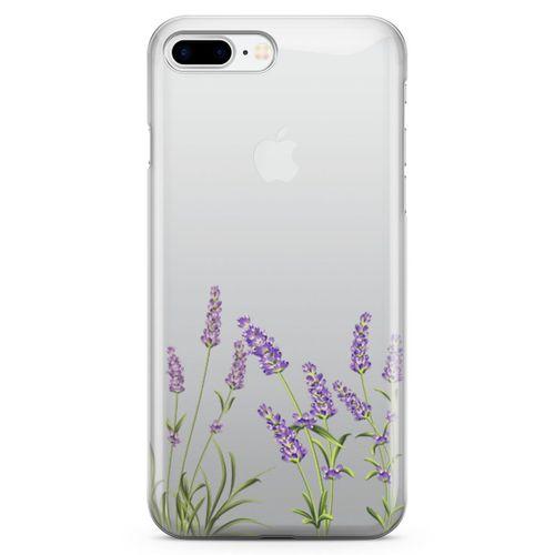 Apple iPhone 7 Plus Kılıf Lavanta Kolonyası Arka Kapak Koruma Desenli Full Koruyucu