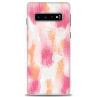 Samsung Galaxy S10 Kılıf HD Baskılı Kılıf - Pembe Palet + Tam Ekran Koruyucu