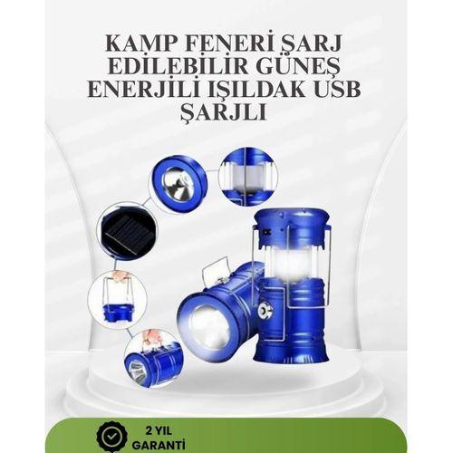 Güneş Enerjili Katlanabilir Kızaklı Kamp Feneri – Usb Şarjlı, Çok Yönlü Ve Dayanıklı Tasarım
