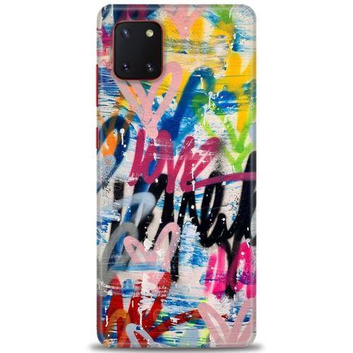 Samsung Galaxy A81 / Note 10 Lite Kılıf HD Baskılı Kılıf - Lovee + Tam Ekran Koruyucu