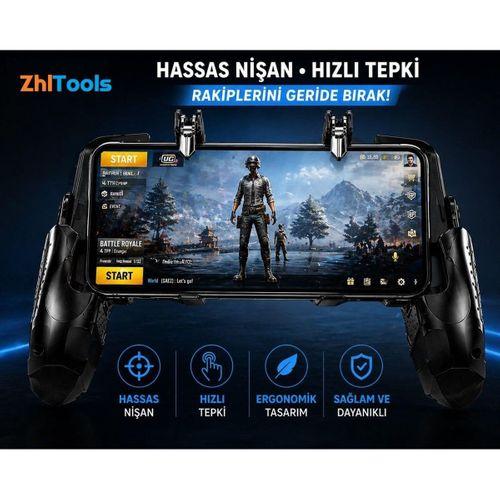 Zhltools Telefon Oyun PUBG Tetik Aparatı Gamepad