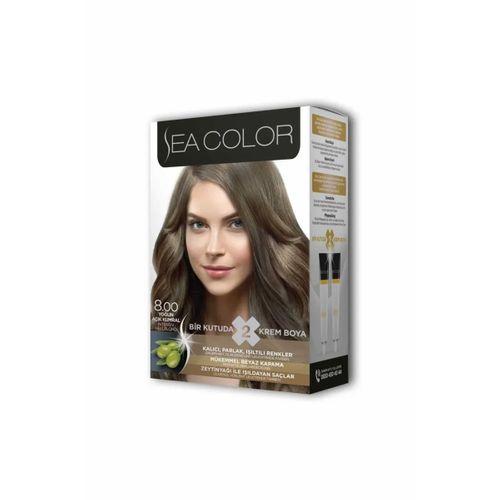 2 Tüp Krem Saç Boyası Seti Yoğun Açık Kumral No:8.00