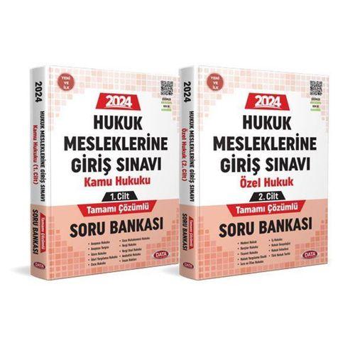 2024 GYS Adalet Bakanlığı Hukuk Mesleklerine Giriş Sınavı Soru Bankası 1-2 Cilt Data Yayınları