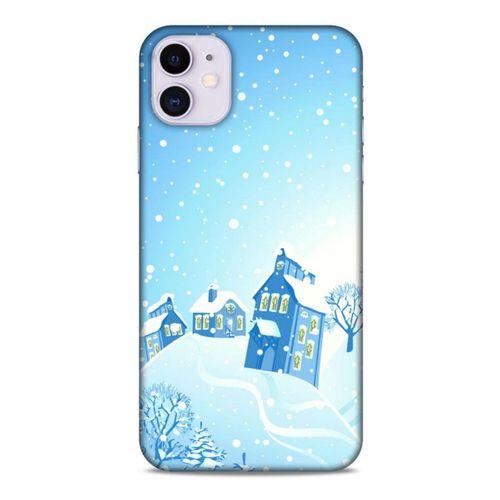 Apple Iphone 11 Kılıf Snowix (24) Darbe Emici Kılıf Beyaz Mavi