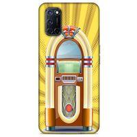 Retro (45) Desen Liquid Air Kılıf Renkli Oppo A72 Kılıf