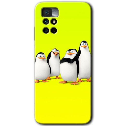 Redmi Note 11 4G Kılıf HD Desen Baskılı Arka Kapak - Penguenler + Kırılmaz Cam