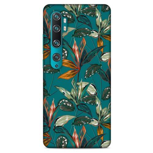 Xiaomi Mi Note 10 Pro Uyumlu Kılıf Yeşil Delisi (16) Kalın Kılıf Tropikal orman yeşili