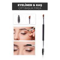 Çift Başlıklı Eyeliner Ve Kaş Fırçası – Kolay Uygulama Ve Mükemmel Sonuçlar