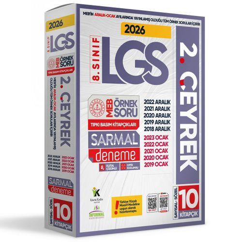 2026 8 Sınıf LGS 2 ÇEYREK Aralık-Ocak Ayı MEB Örnek Soru Tıpkı Basım Sarmal Deneme Paketi Çözümlü