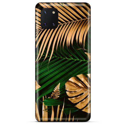 Lopard Huawei Y5P Uyumlu Kılıf Bahar (6) Silikon Kılıf Altın Yapraklar