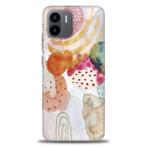 Xiaomi Redmi A1 Kılıf HD Baskılı Kılıf - Sanatsal Çalışma + Tam Ekran Koruyucu