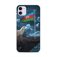 Apple Iphone 11 Uyumlu Kılıf Azarbaijan (25) Antişok Kapak Kurt Bayrak