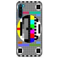 Retro (24) Desen Darbe Emici Kılıf Renkli Xiaomi Redmi Note 8T Kılıf