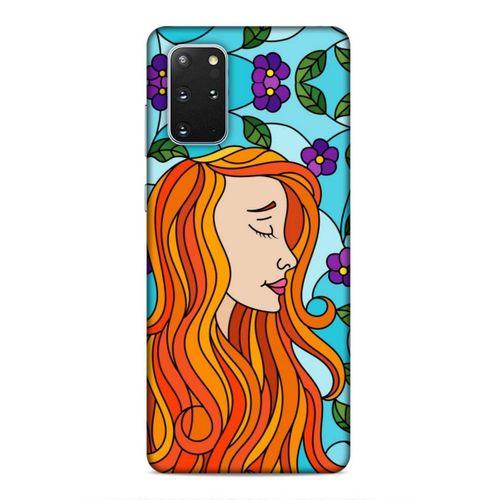 Samsung Galaxy S20 Plus Uyumlu Kılıf Face'X 14 Lansman Kılıf Turuncu Saç