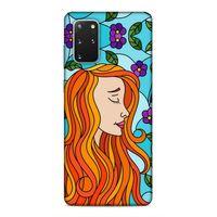 Samsung Galaxy S20 Plus Uyumlu Kılıf Face'X 14 Lansman Kılıf Turuncu Saç