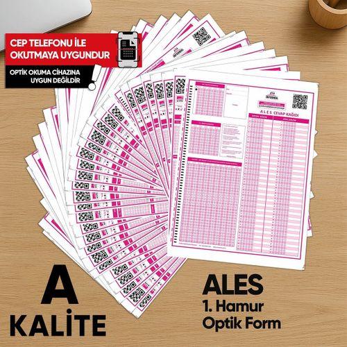 ALES Deneme Sınavları İçin 100 Adet Optik Form