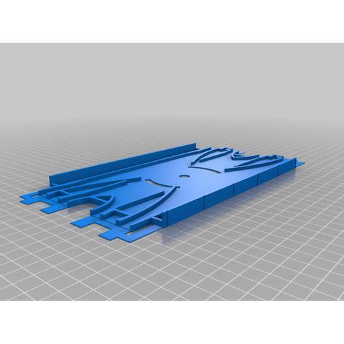 Plarail Üst Çift Parça Noktası Rayı - 5145231 için üst geçit makas geçiş rayı