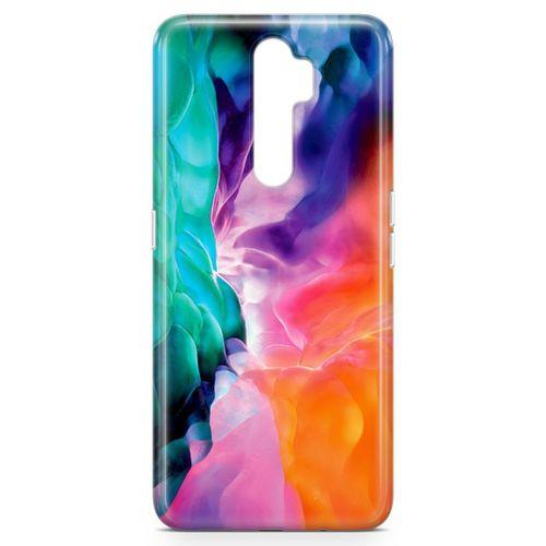 Oppo A5 2020 Kılıf Perdeler Arka Kapak Koruma Desenli Full Koruyucu