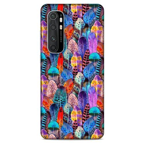 Xiaomi Mi Note 10 Lite Kılıf Desenli Özel Seri Tüyler (39) Liquid Crystal Kılıf