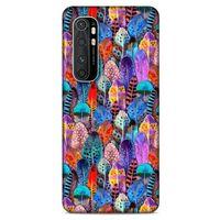 Xiaomi Mi Note 10 Lite Kılıf Desenli Özel Seri Tüyler (39) Liquid Crystal Kılıf