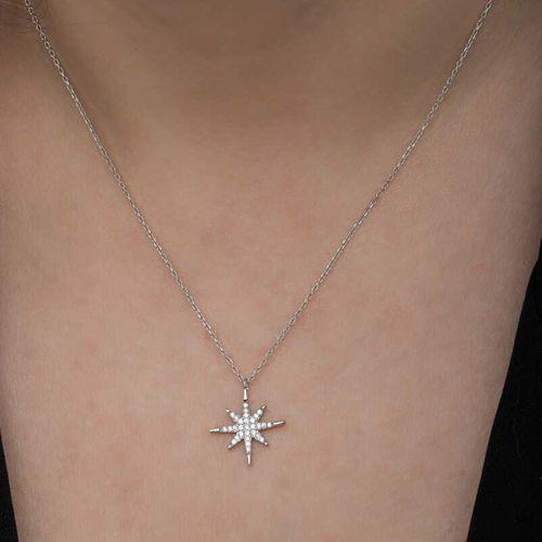Lucky Life 925 Ayar Gumuss Kutup Yıldızı Lucky Life Lucky Life Kadın Kolye