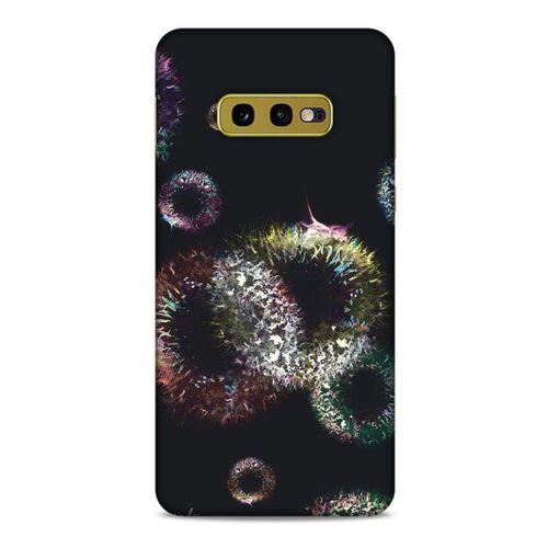 Y.Liva-2021 Özel Seri Siyah Soyut-136 Samsung Galaxy S10e Kılıf Silikon Kapak