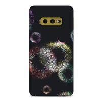 Y.Liva-2021 Özel Seri Siyah Soyut-136 Samsung Galaxy S10e Kılıf Silikon Kapak