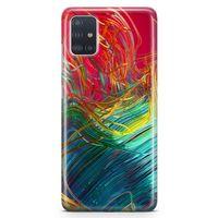 Samsung Galaxy A51 Kılıf Macos Arka Kapak Koruma Desenli Full Koruyucu