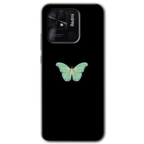 Redmi 10C Kılıf HD Desen Baskılı Arka Kapak - Butterfly Tree