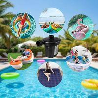 Taşınabilir Elektrikli Hava Kompresörü - Şişme Yatak Ve Lastik Şişirme Pompası, Vakumlu Poşet Aparatlı