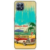 Retro (16) Desen Kalın Kılıf Renkli Huawei P40 Lite Kılıf