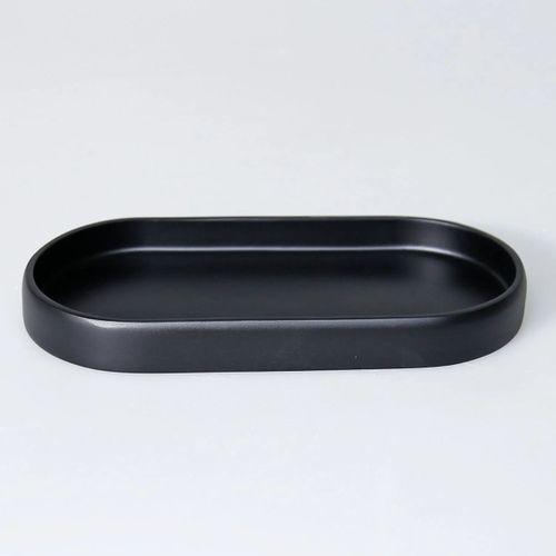 By Selim Lydia Siyah 5 Parça Polyester Banyo Seti