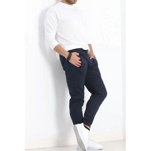 pilelistore Paça Lastikli Üç İplik Erkek Eşofman Altı Lacivert
