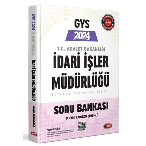 2024 Adalet Bakanlığı İdari İşler Müdürlüğü GYS Soru Bankası Data Yayınları