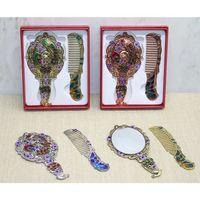 Tavuskuşu Ayna Ve Tarak Seti Küçük Boy