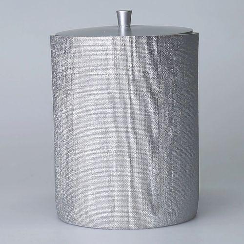 By Selim Linen Gümüş 5 Parça Polyester Banyo Seti