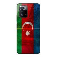 Xiaomi Poco X3 GT Uyumlu Kılıf Azarbaijan (43) Thin Fit Kılıf Bayrak Manzara