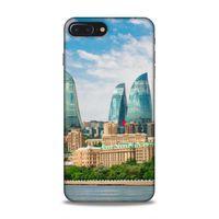 Apple Iphone 7 Plus Uyumlu Kılıf Azarbaijan (4) Koruma Kılıfı Alev Kuleleri