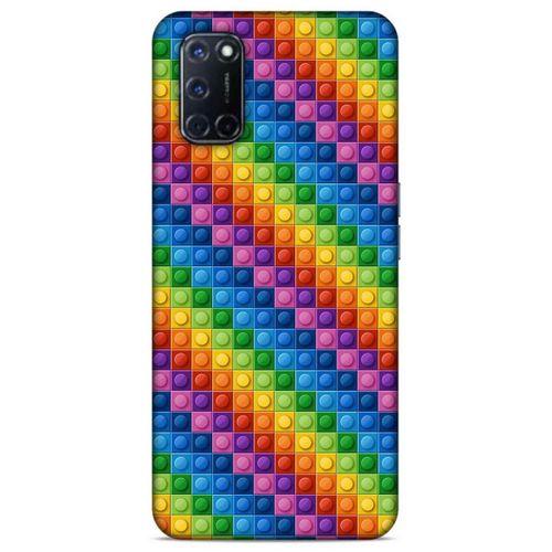 Lopard Oppo A92 Uyumlu Kılıf BloX (3) Kapak Karışık Çok Renkli